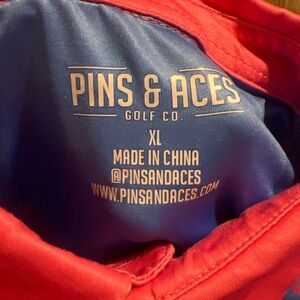 XL Pins & Aces polo shirt